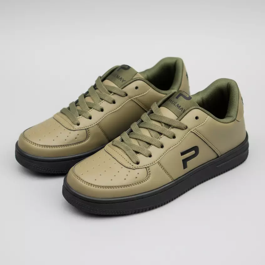 PAULMAY - Sepatu Sneakers Pria Denver - Army Black