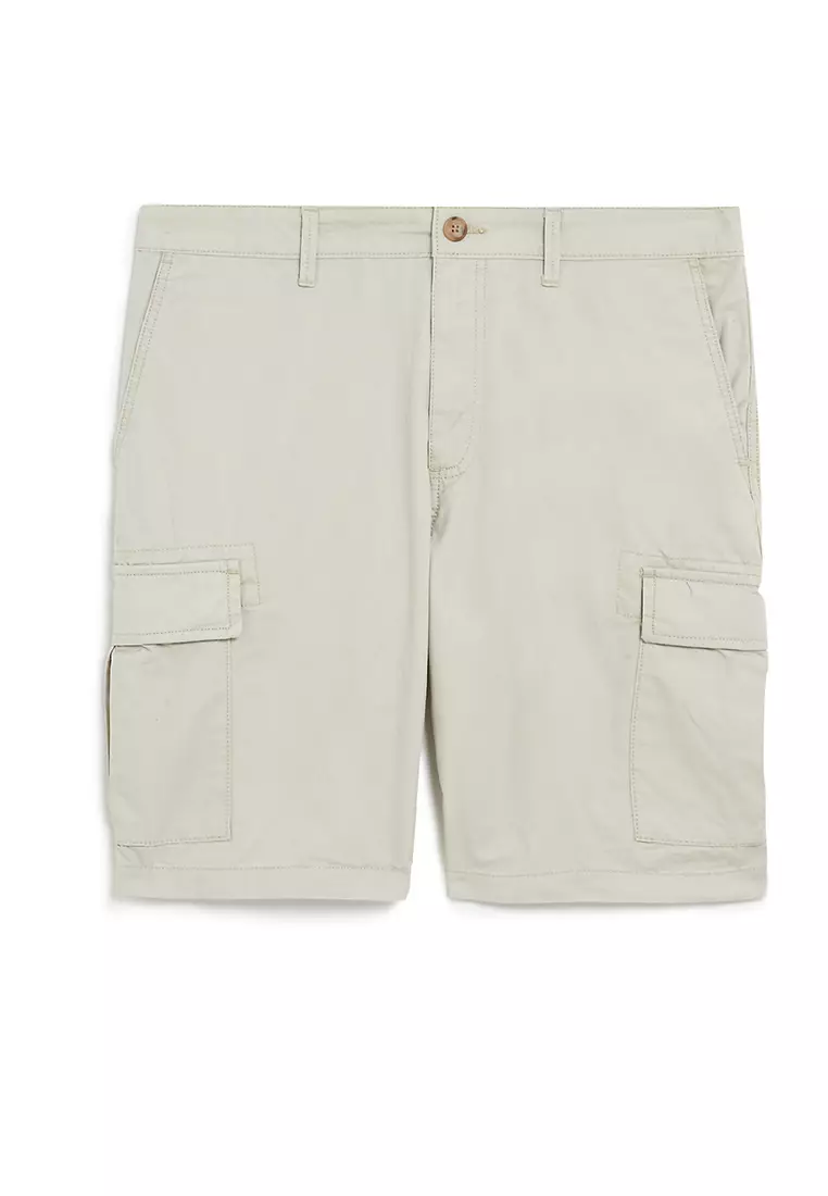 Pure Cotton Cargo Shorts