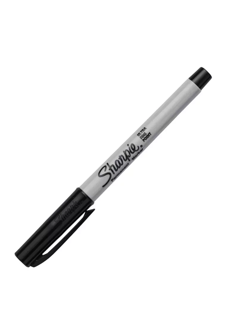 Sharpie Retractable Ultra Fine Point Permanent Markers, Black, Set of 2