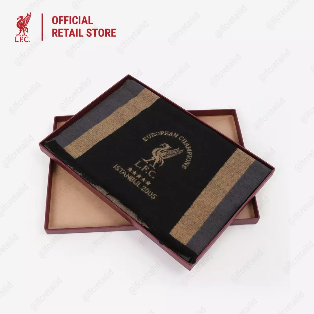 [ISTANBUL COLLECTION] Liverpool FC 05 Boxed Scarf  - Official LFC Accessories Syal