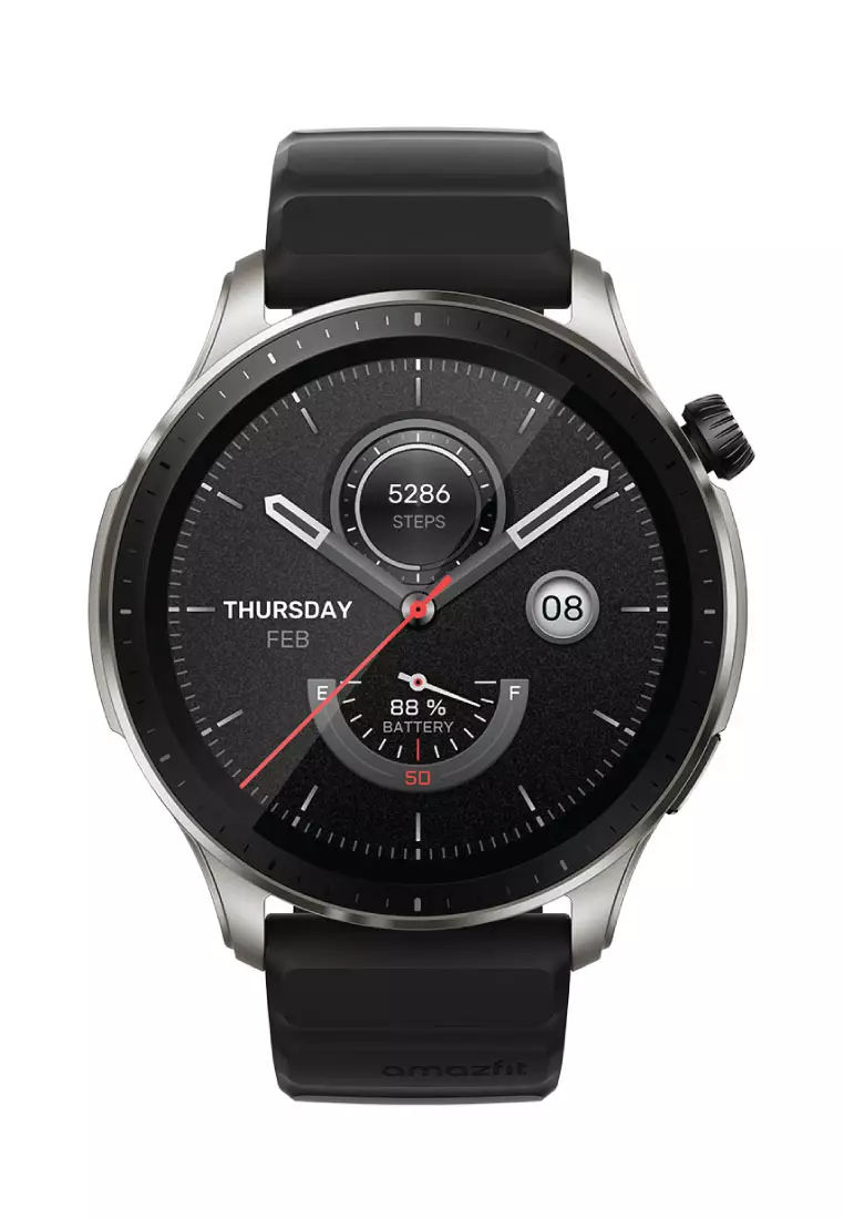 Buy Amazfit Amazfit GTR 4 Smart Watch Sports watch with 1.43" Amoled screen, 150+ sports modes, Heart Rate Monitor, Fitness Watch Super speed Black Online | ZALORA Malaysia