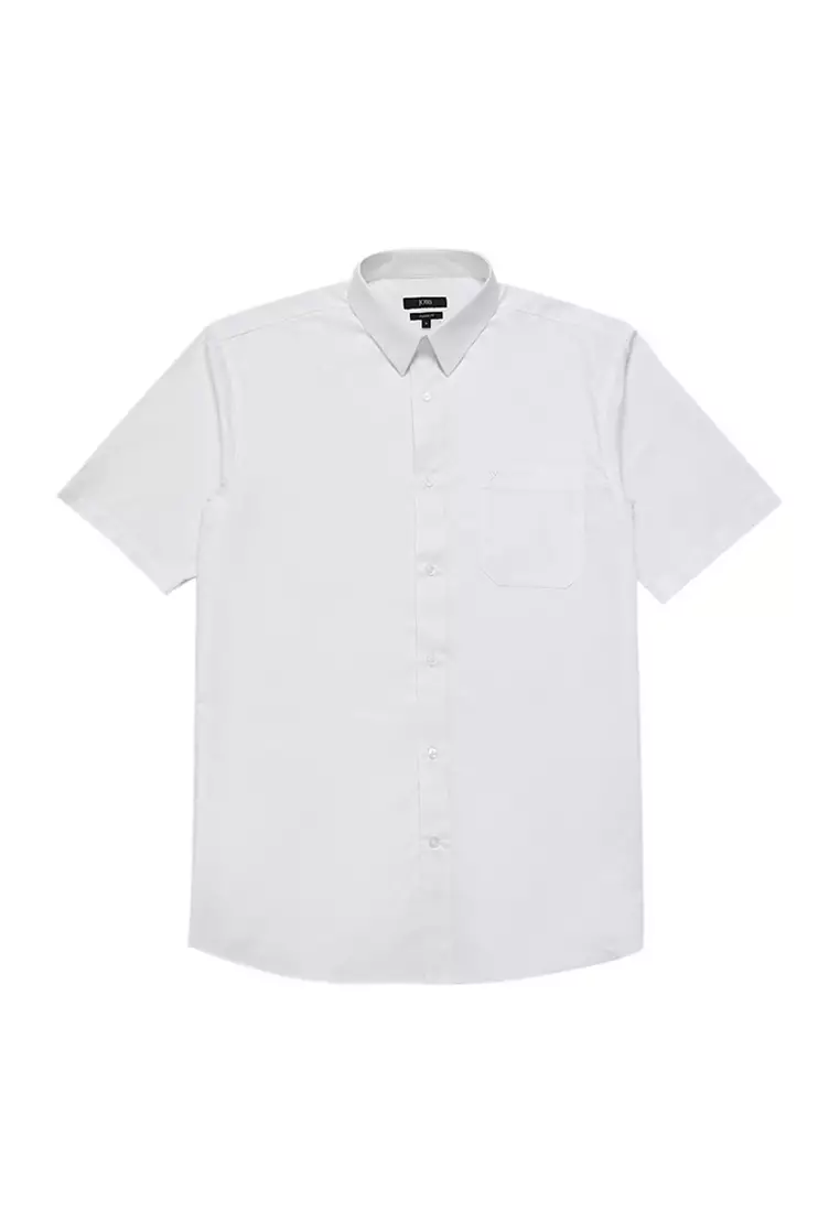 Jobb Geremy Kemeja Pria Lengan Pendek Regular Fit Putih 3