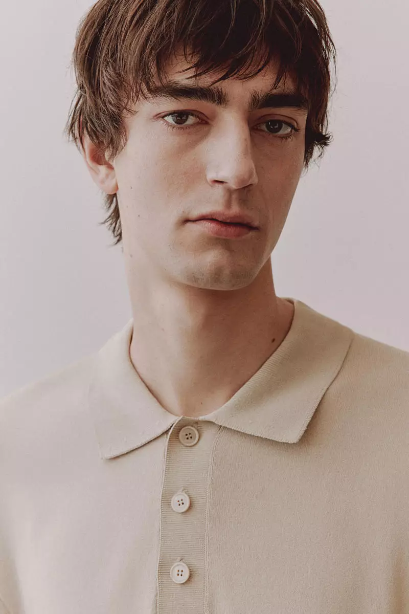 Regular Fit Fine-knit polo shirt