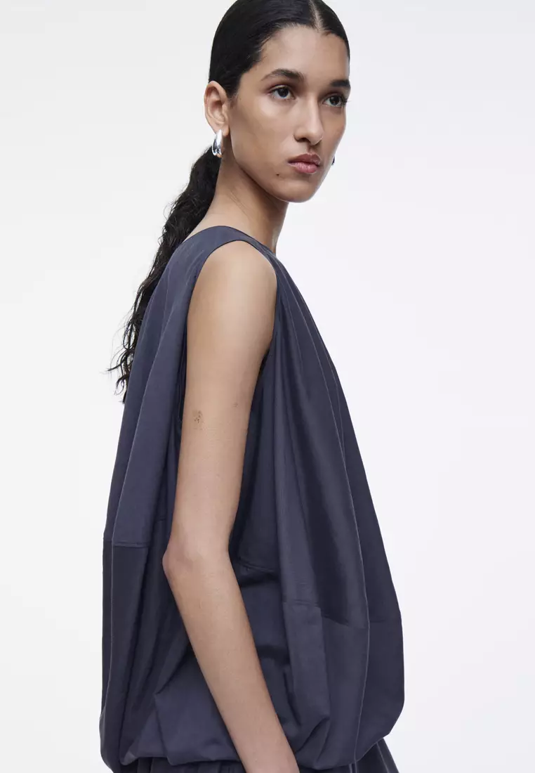 2024超人気 Balloon COS Buy Sleeveless ZALORA | Online 2025 Top シャツ/ブラウス(半袖/袖なし)