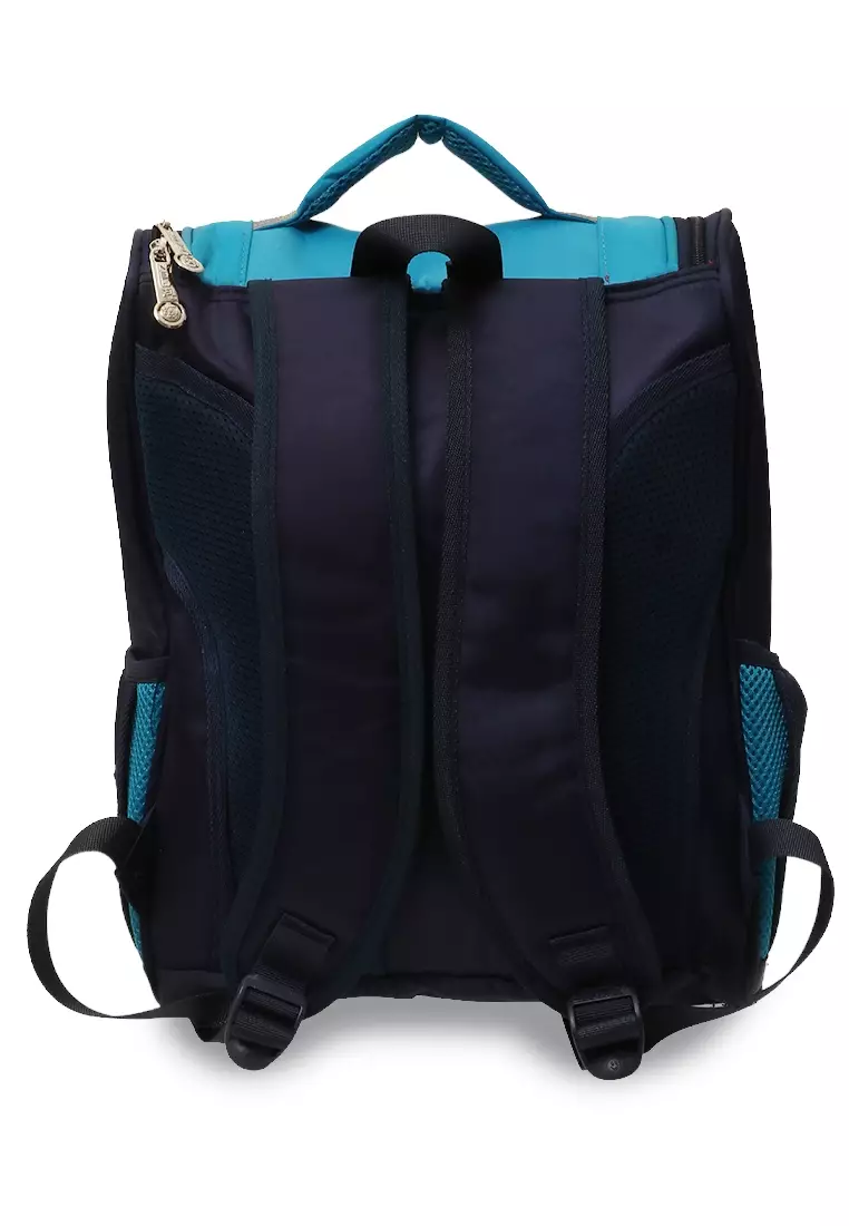 Alessio Tas Ransel Anak Pria Anti Air Childrens Backpack Many Space Material Nylon ORIGINAL - Blue