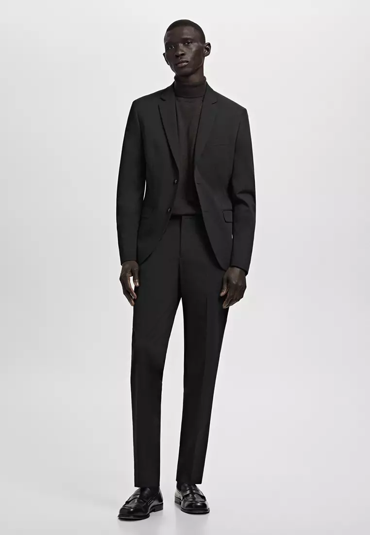 Super Slim-Fit Suit Jacket In Stretch Fabric