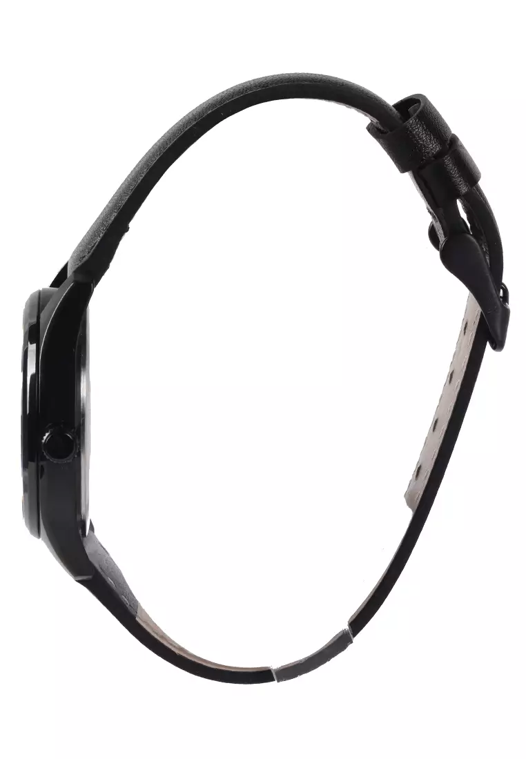 Alexandre Christie - Jam Tangan Wanita - Black - Leather Strap - 1027 LDLIPBA