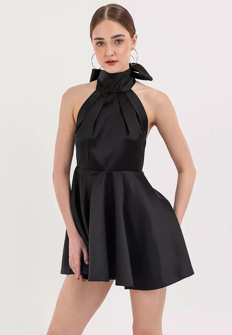 Poppy Halter Backless Mini