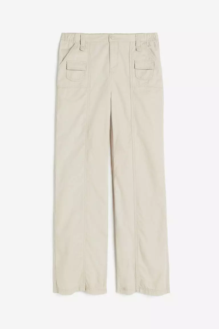 Canvas cargo trousers
