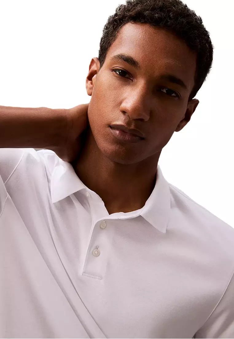CKJ Polo Shirts White
