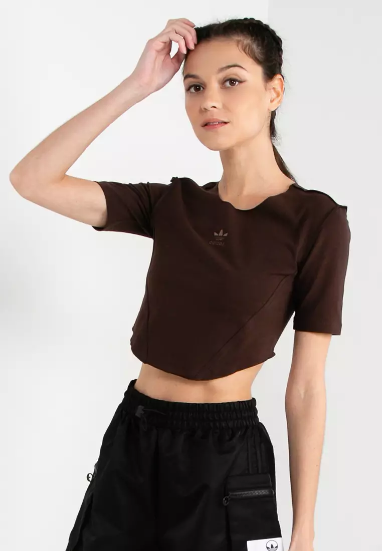 Buy ADIDAS crop loungewear t shirt 2024 Online ZALORA Singapore