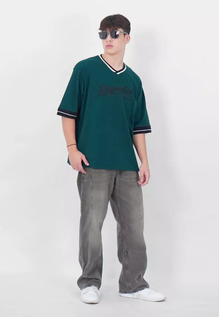 Ryusei Oversize T-shirt Jersey Respective Green