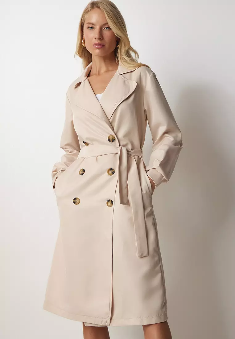 Double Breasted Trench Coat