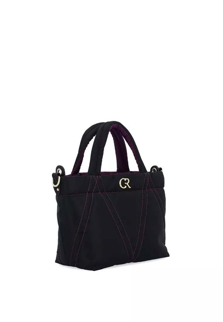 V-Earth Nylon Tote S - Black