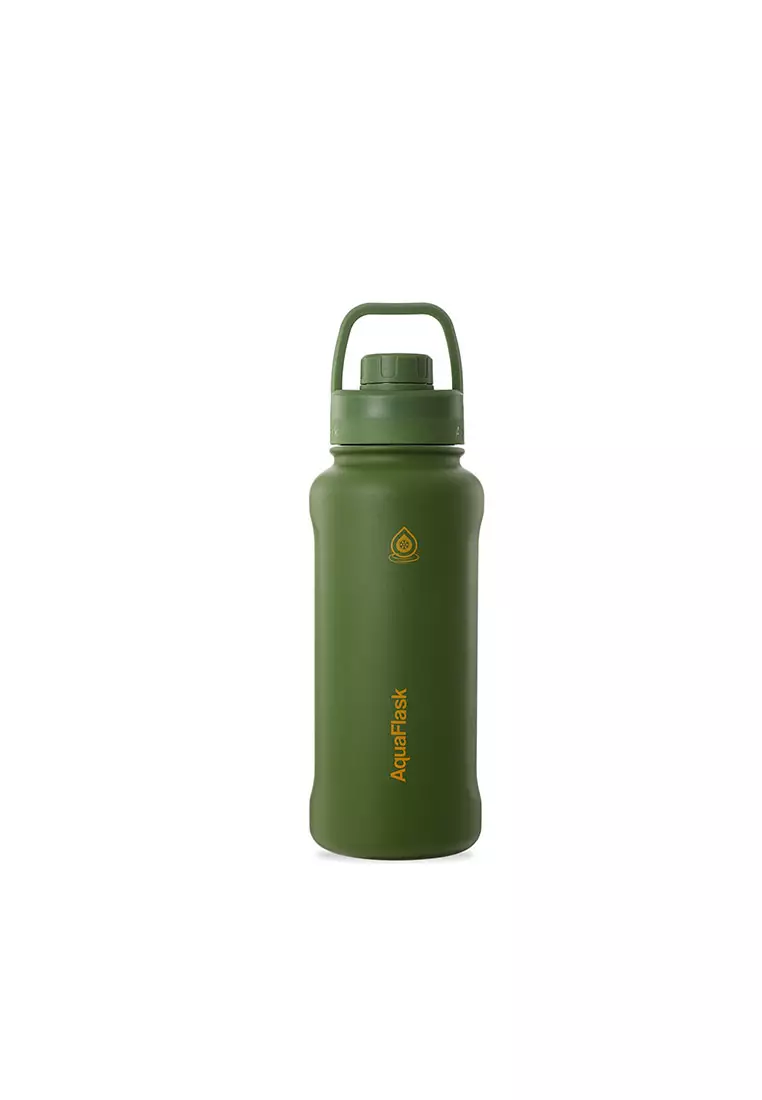 32oz Hunter Green New Sports Lid Bottle Wide Mouth Vacuum Insulated Stainless Steel Drinking Water Bottle
