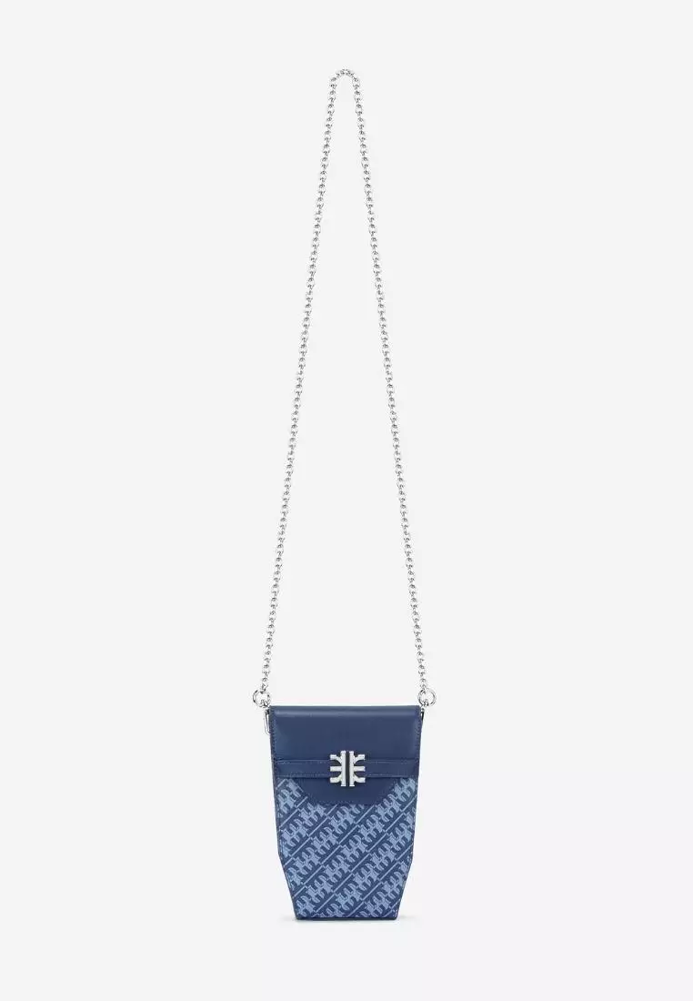 JW Pei Fei Chain Phone Case Navy