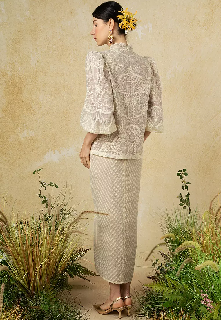 Asmara Kurung Kedah Lace Set