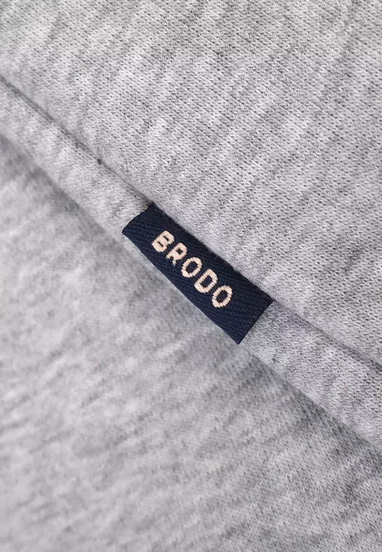 BRODO - Arch Crewneck Misty Grey