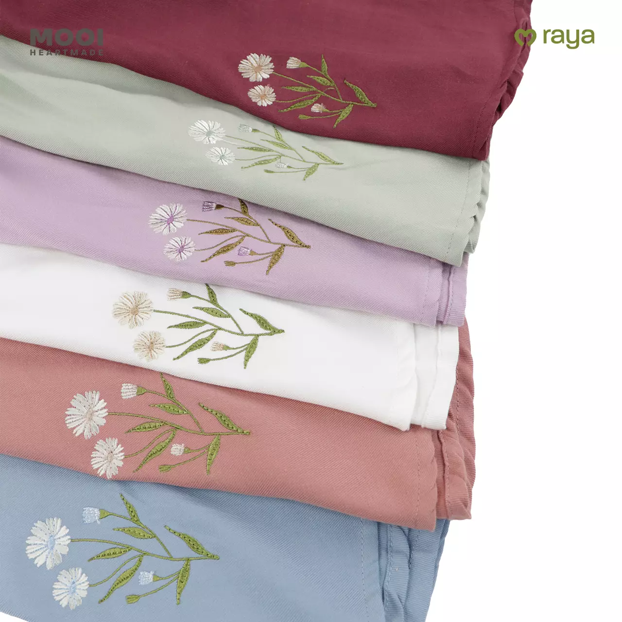 Mooi Setelan Anak Perempuan Xavia Tunik Set - Pink Rose