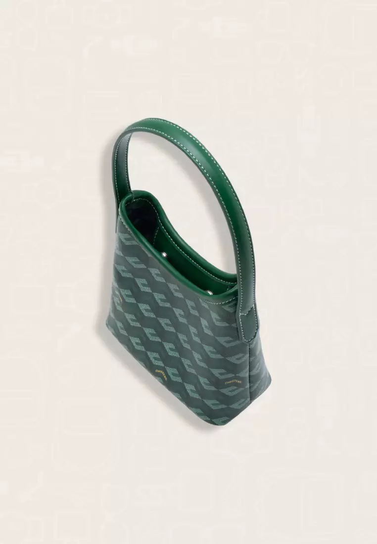 Christy Ng Alesso Micro Hobo Bag Green