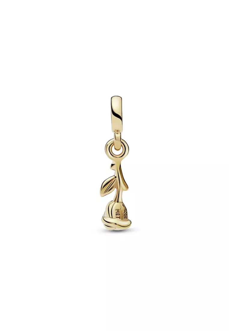 Pandora ME 14K Gold Plated Romance Rose Mini Dangle Charm