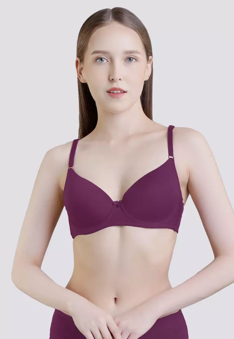 Buy Sassa Lively Sage Non-Wired Full Cup Bra with Adjustable