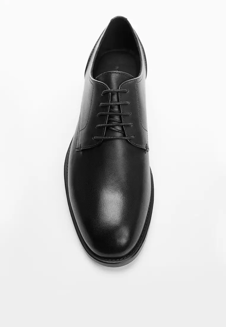 Jual MANGO Man Leather Suit Shoes Original 2024 ZALORA Indonesia