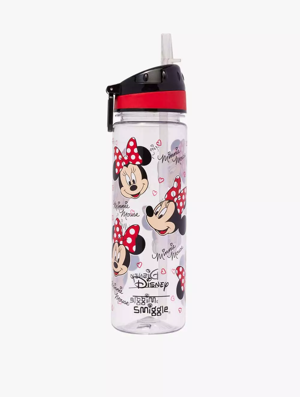 Jual Smiggle Minnie Mouse Plastic Drink Up Bottle 650ml Black/Red -  IGL445074BRE - Black/Red Original 2024