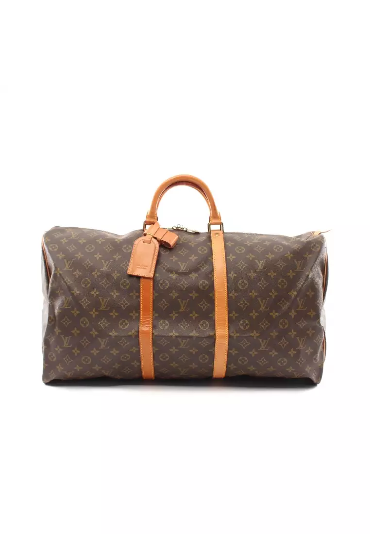 Buy Louis Vuitton Pre-loved LOUIS VUITTON Keepall 60 monogram Boston bag  PVC leather Brown 2023 Online