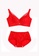ZITIQUE red Women's Sexy Wire-free Sponge-less Push Up Bra - Red E72E9US147D3AEGS_1
