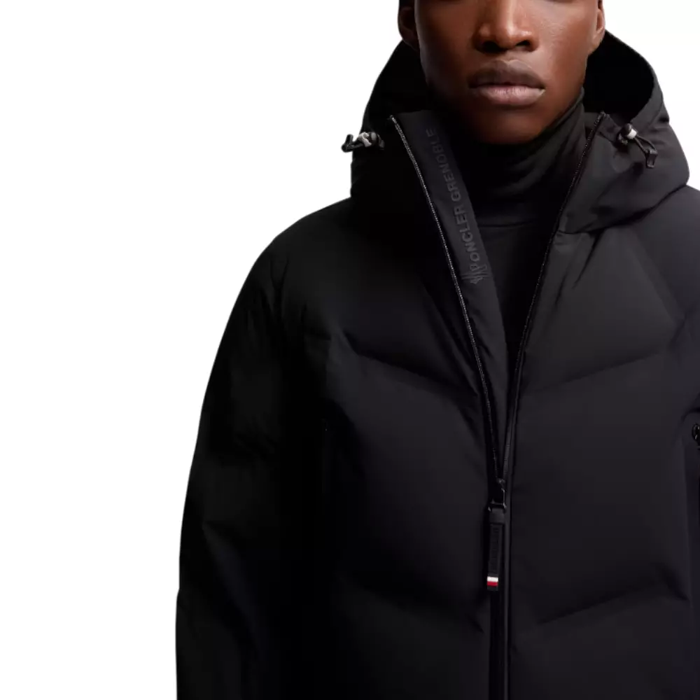 Angren Hooded Insulated Ski Jacket Black