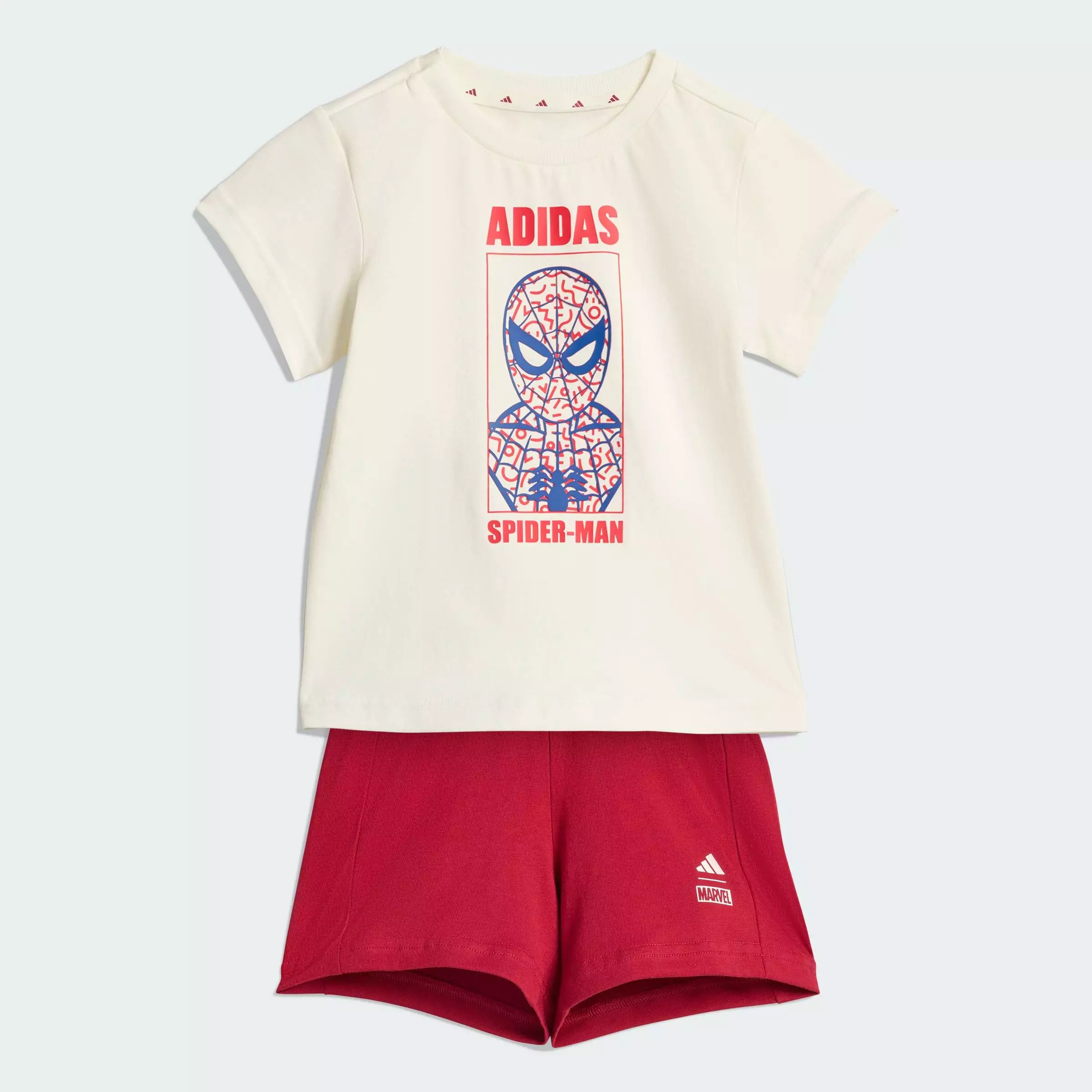 Lifestyle MARVEL SPIDER-MAN T-SHIRT SET Unisex White JZ3550