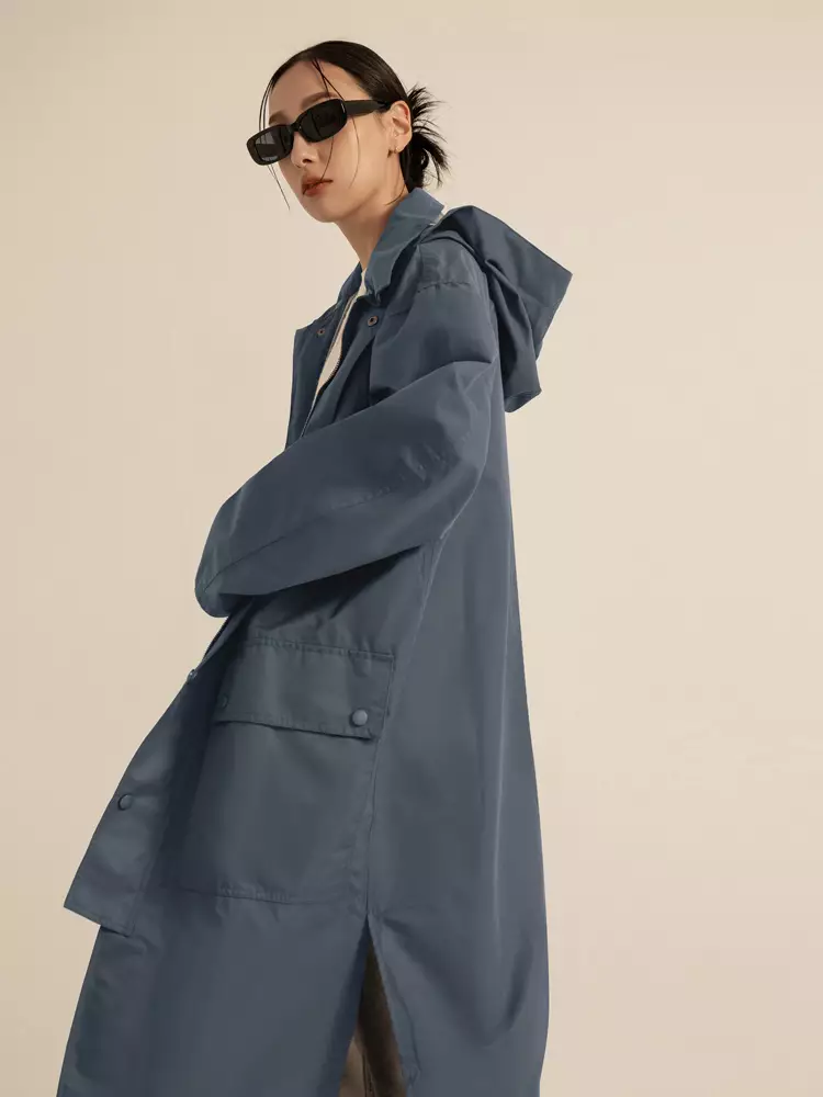Long windbreaker hotsell