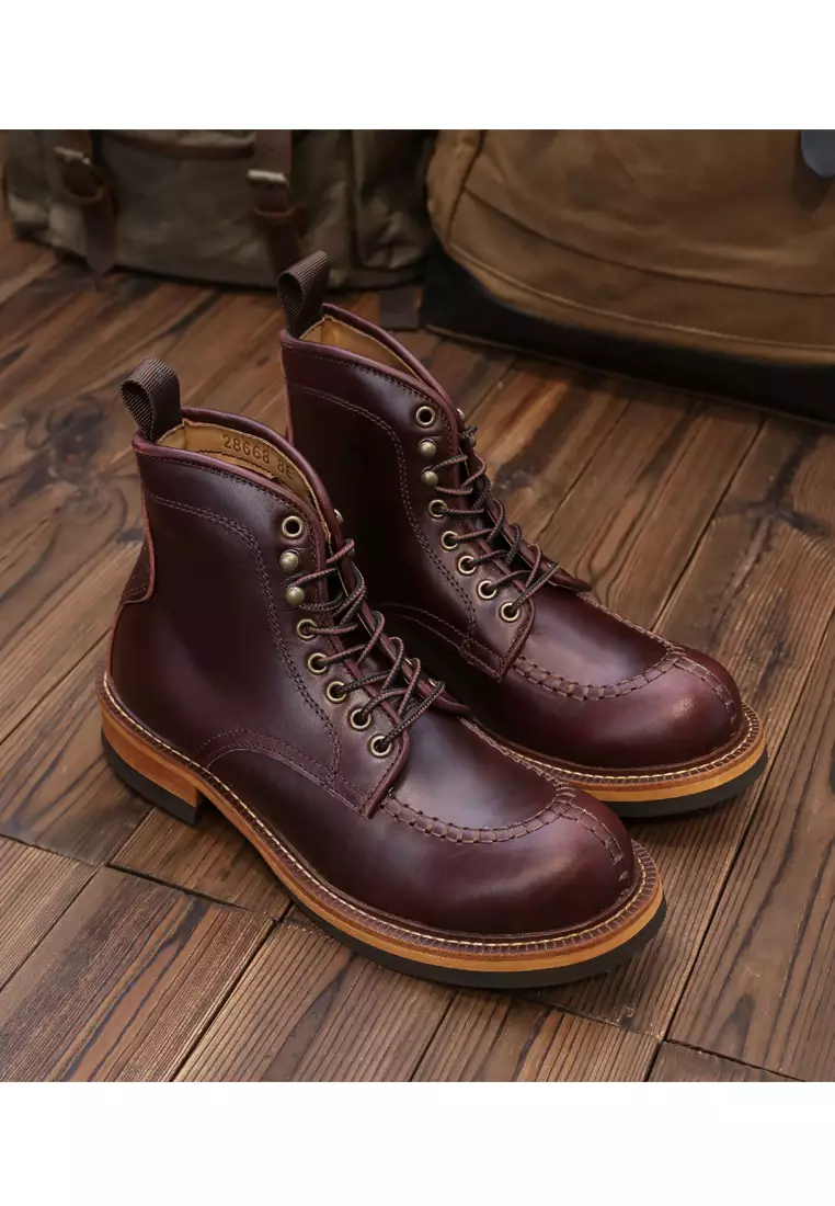 High Top Cowhide Martin Boots GZ28668