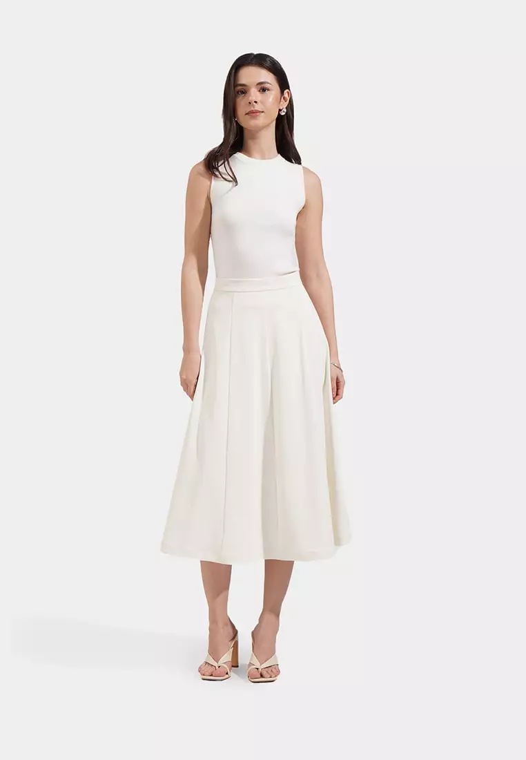 White midi skirts online 2025