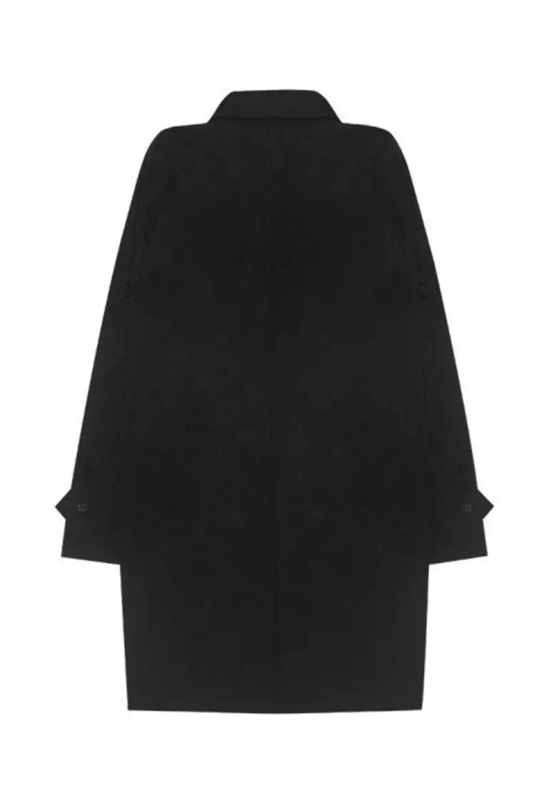 Polyester Fiber Men'S Outerwear In Black 80678531