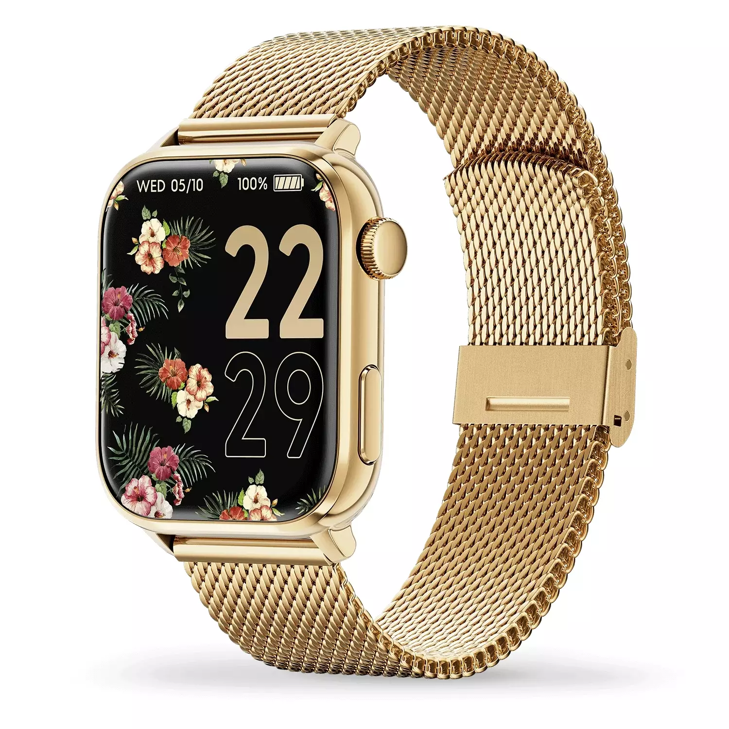 ICE Smart Watch 2.0 rectangular 1.96 - Gold Milanese 39x48mm [024654]