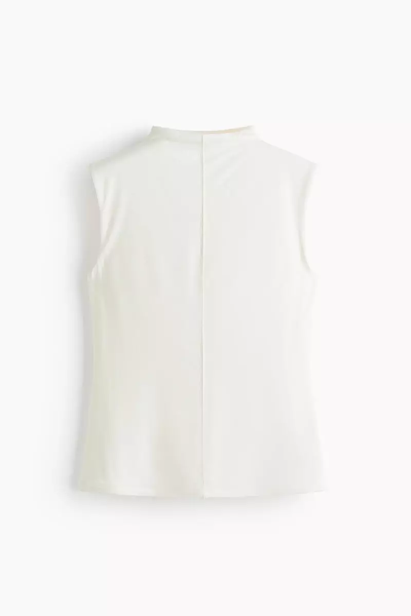 Modal-blend turtleneck top