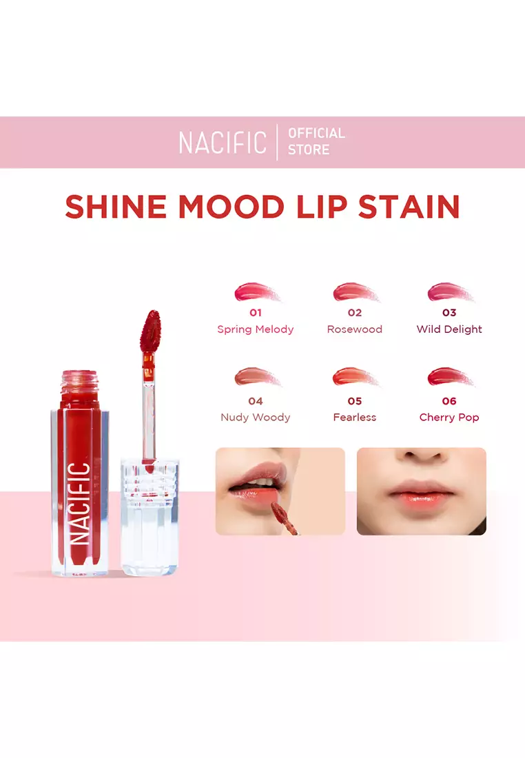 NACIFIC Shine Mood Lip Stain 04. Nudy Woody