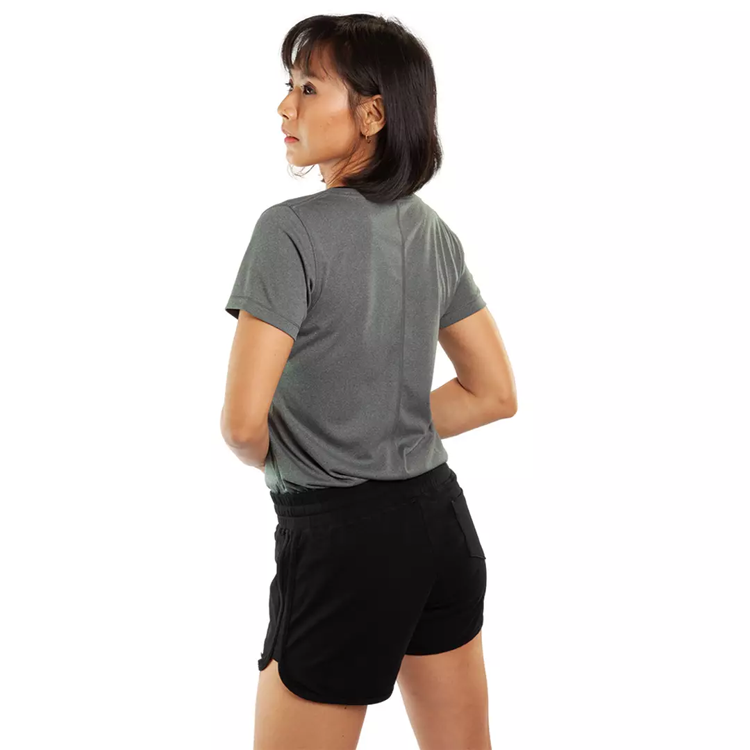 Baju Olahraga Wanita  Ladies Short Sleeve Top Print "GYM TIME"