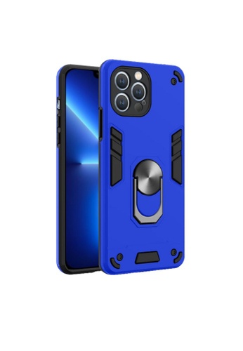 MobileHub blue iPhone 13 Pro Max (6.7) Tech Armor Case with Ring Stand 8182AESD8E2912GS_1
