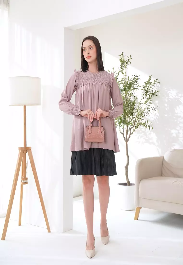 Cassandra Blouse Light Brown