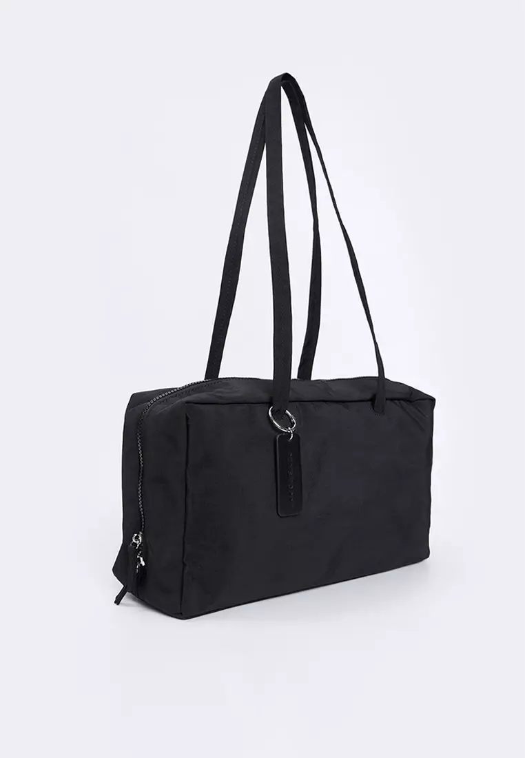 Medium Nylon Bowler Bag
