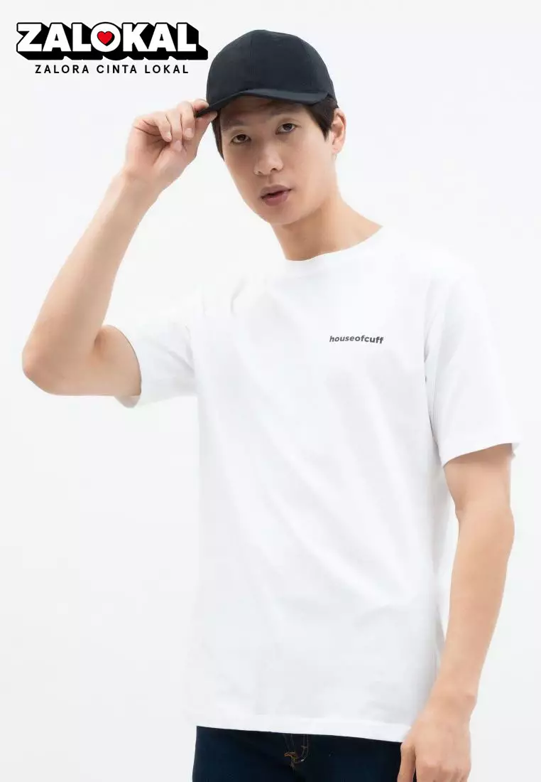 Houseofcuff T-shirt Kaos Putih Burung Bangau Tersedia Size S-4XL
