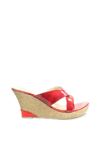 Jual Beauty Shoes Beauty Shoes El136 Adora Wedges Red Original Zalora Indonesia