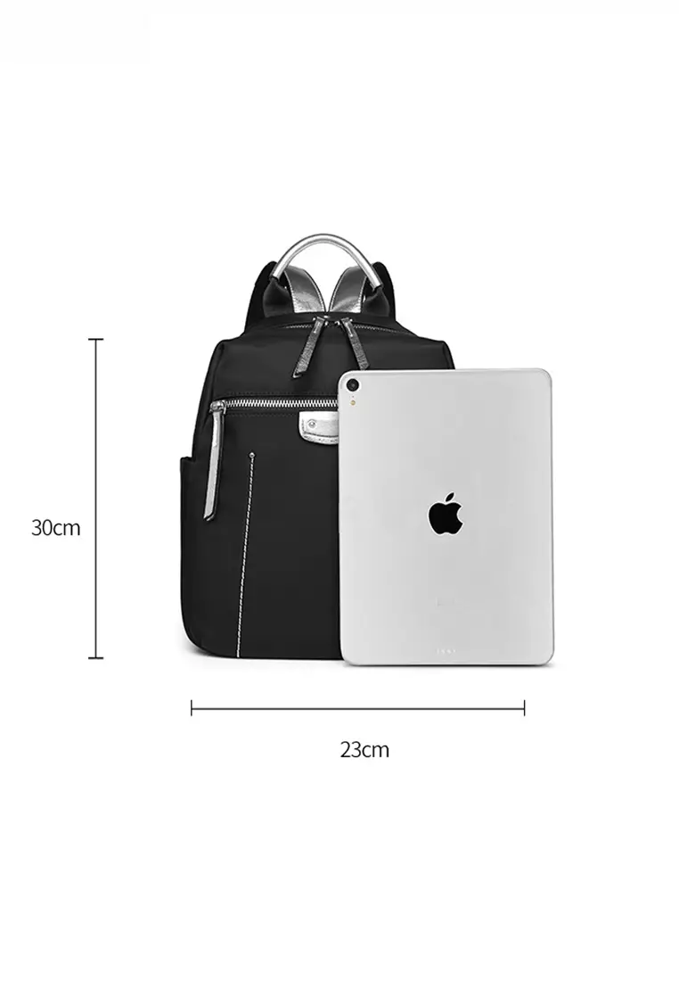 Buy Twenty Eight Shoes Chic Oxford Nylon Patch Silver Faux Leather