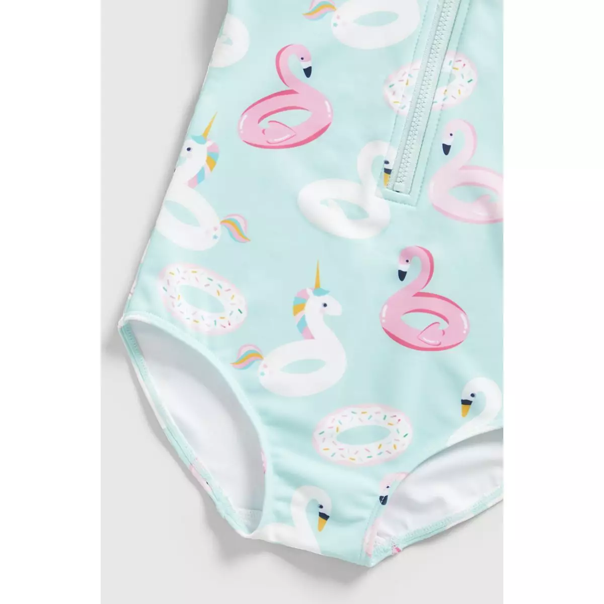 Mothercare Aqua Sunsafe Swimsuit - Baju Renang Anak Perempuan (Biru)