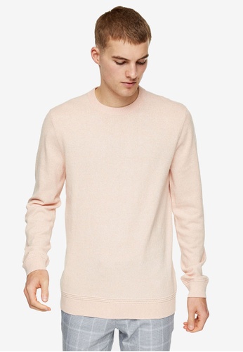 Topman pink jumper Clearance