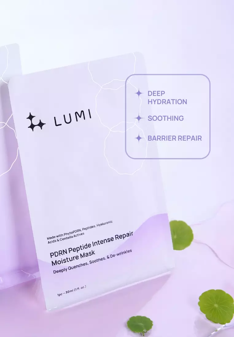 LUMI PDRN Peptide Intense Repair Moisture Mask (5 Sheets/Box)