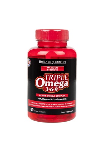 Buy Holland & Barrett Holland & Barrett Maximum Strength Triple Omega 369  60 Capsules 2021 Online | ZALORA Singapore